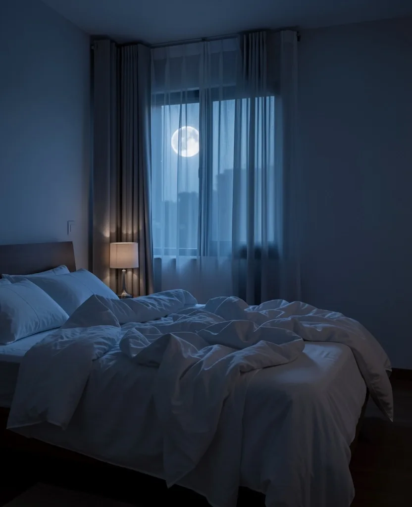 Dormitorio tranquilo preparado para el descanso